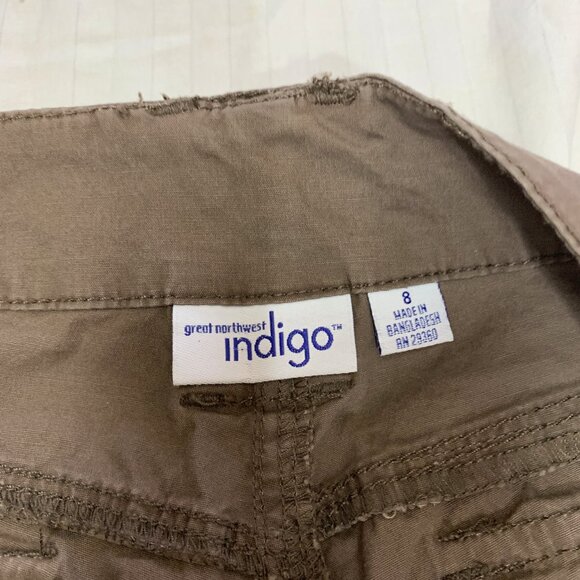 🦚 GREAT NORTHWEST INDIGO WOMENS PANTS SIZE 8 🦚 - Picture 3 of 5